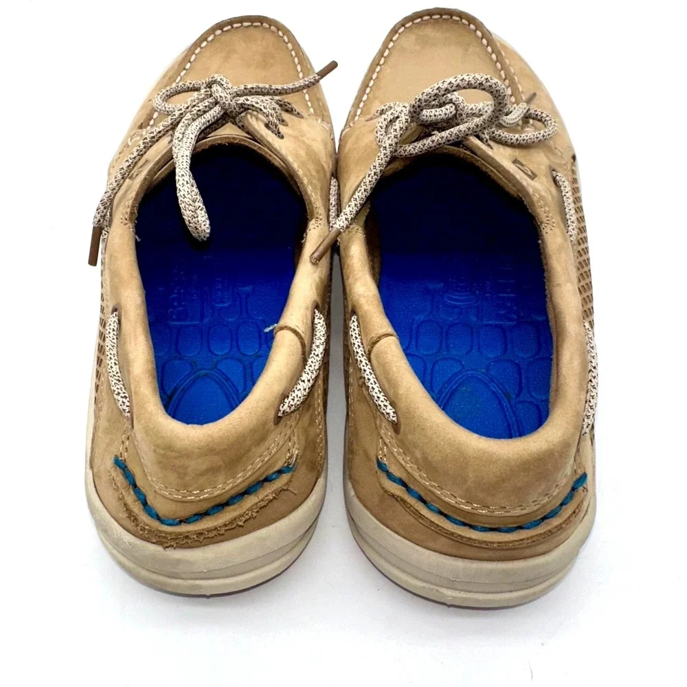 Sperry Top-Sider Men's Gamefish 3-Eye Tan Leather Boat Shoes | 10M | STS14240